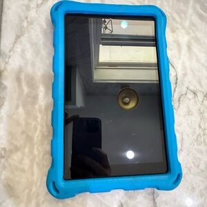 Amazon Tablet with Blue Protective Case